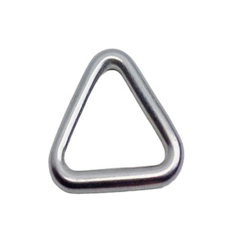 Marine Stainless Steel T316 3/16" x 1" Triangle Ring Formed Welded 500 Lbs WLL