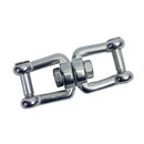 Marine Stainless Steel 5/16" JAW JAW Swivel Shackle Anchor Connector Flush Pin