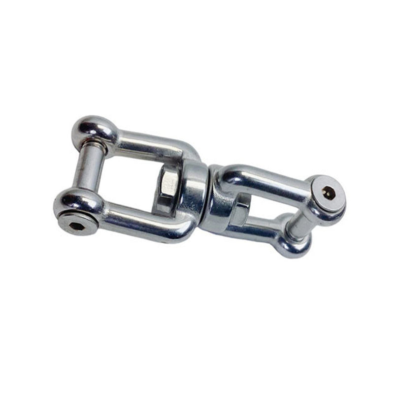 Marine Stainless Steel 5/16" JAW JAW Swivel Shackle Anchor Connector Flush Pin
