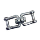 4 Pcs Stainless Steel 5/16" JAW JAW Swivel Shackle Anchor Connector Flush Pin