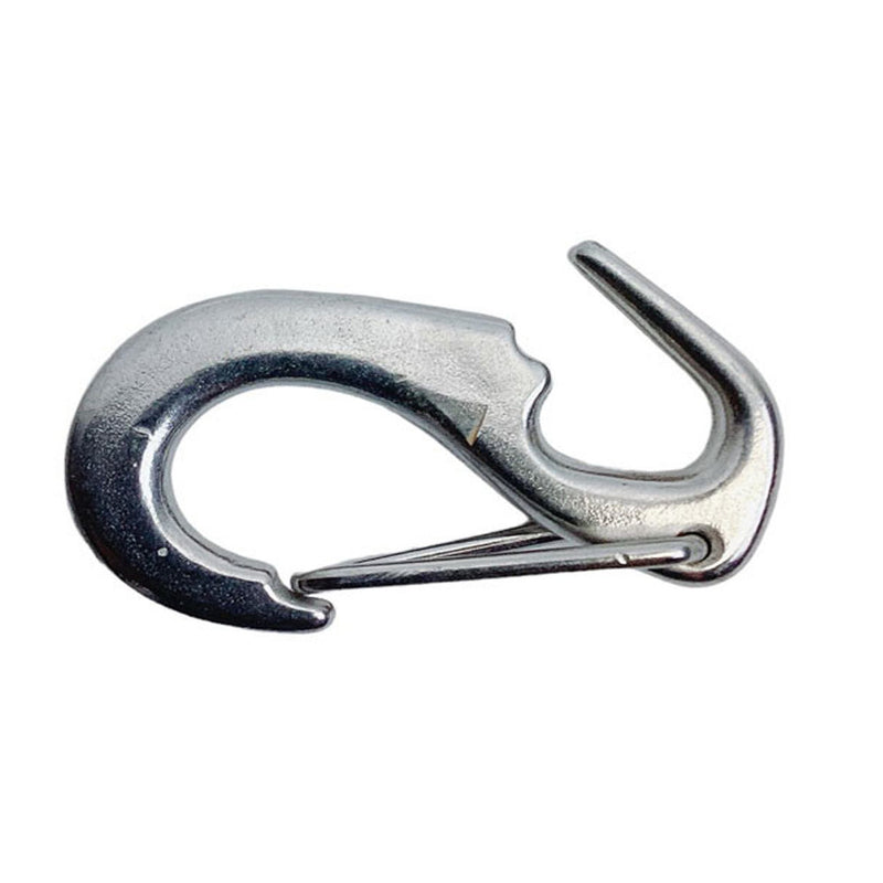 Marine Boat Stainless Steel T316 3-1/2''L Wire Lever Open End Snap 550 Lbs WLL