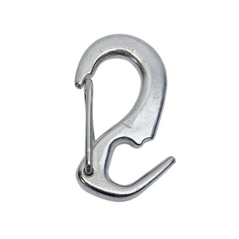 Marine Boat Stainless Steel T316 3-1/2''L Wire Lever Open End Snap 550 Lbs WLL