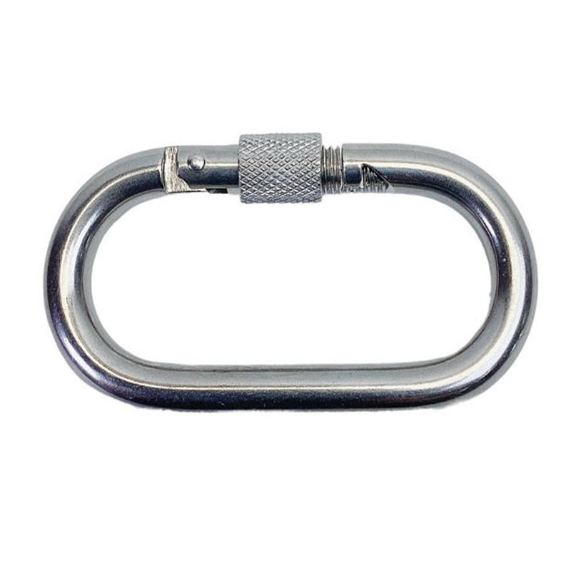 Marine Stainless Steel T316 Oval Snap Spring Hook With Lock Nut