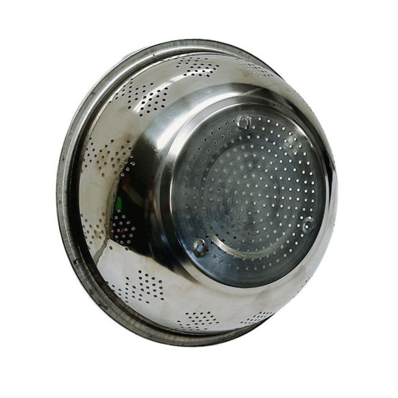 12" (30 cm) Stainless Steel Colander Food Vegetables Drainer Cullender Strainer