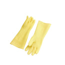 13-1/2" Natural Latex Rubber Work Gloves Fishery Dishwashing Gloves Anti-Slip Cleaning Gloves