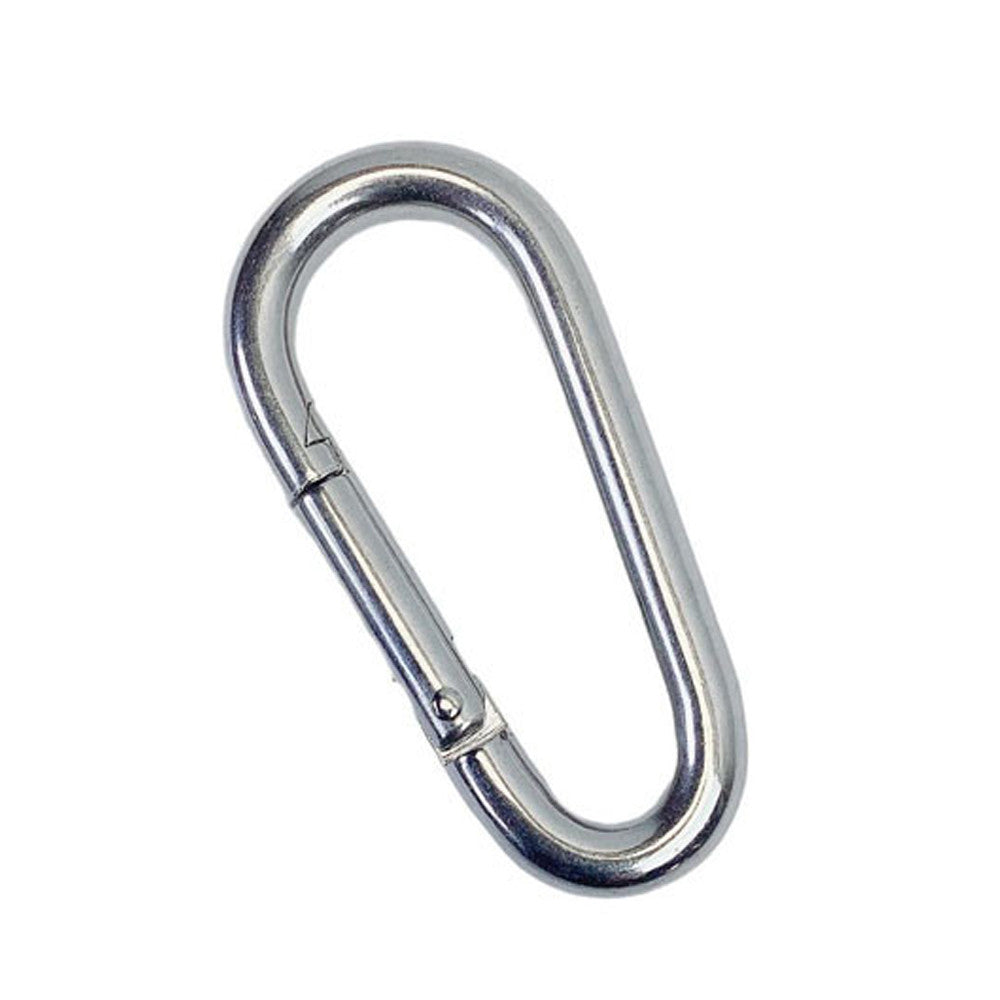 4 Pc Set Marine T316 Stainless Steel Pear Shape Snap Hook, Rigging Lift Hook for Rope, Chain, Cable, Dock, and Outdoor Hardware