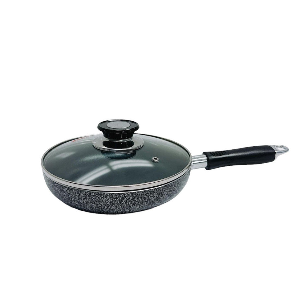 Non-Stick Saute Frying Pan Fry Wok With Lid