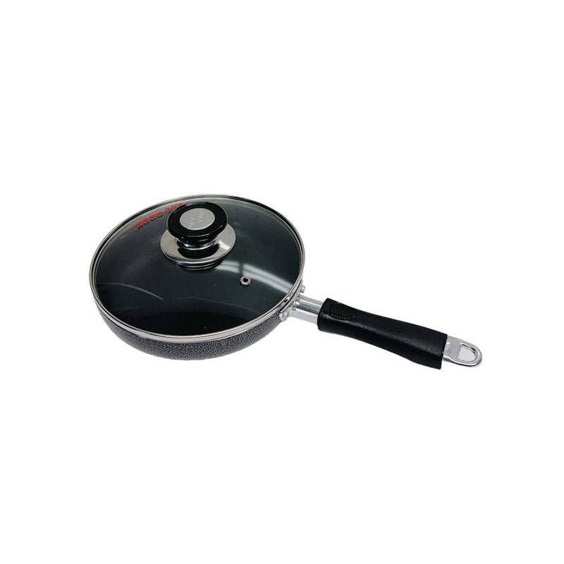 Non-Stick Coating Frying Pan With Lid Cooking Pot Cookware Kitchen