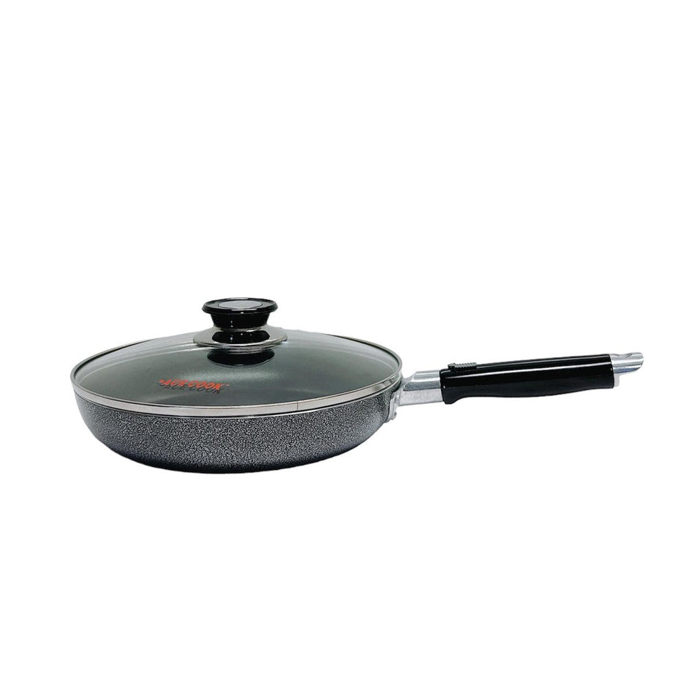 11" (28CM) Non-Stick Saute Frying Pan Fry Wok With Lid