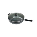 13.5" (34CM) Non-Stick Coating Wok Pan With Lid Cooking Pot Cookware Frying Wok