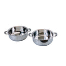 4 Pc Stainless Steel Cooking Pot Stock Pot Set 8QT/10QT/12QT/14QT Boiling Pot Cookware Pot