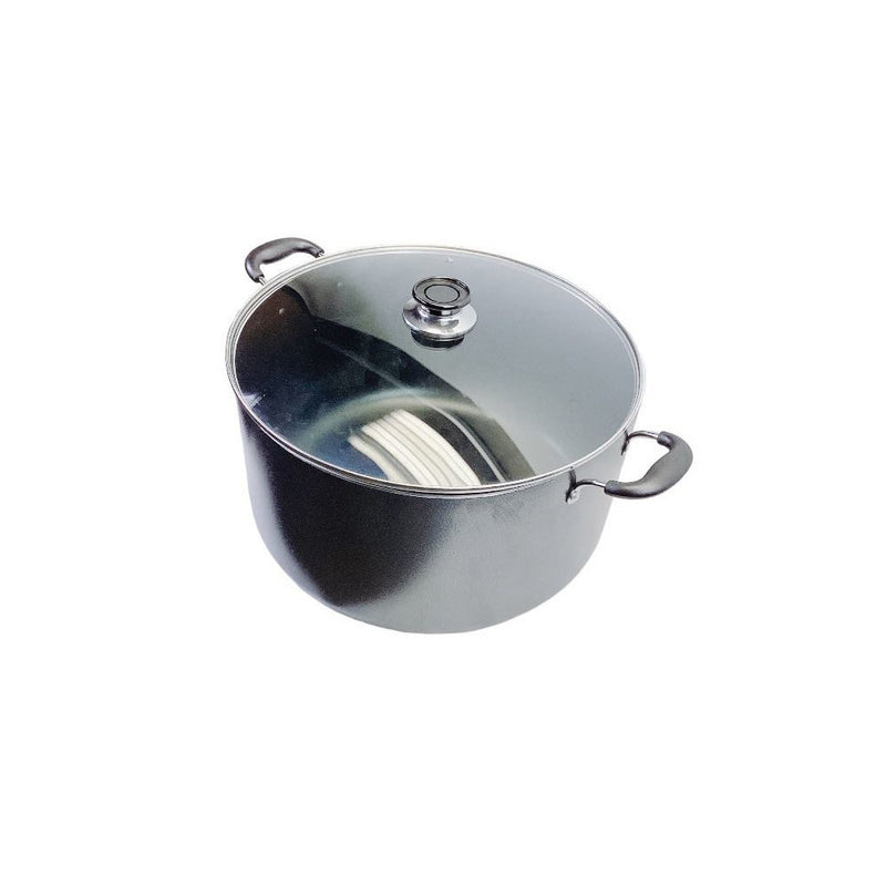 15-1/2'' 30QT Dutch Oven Stockpot Non-Stick Pot With Lid Boiling Pot Cookware