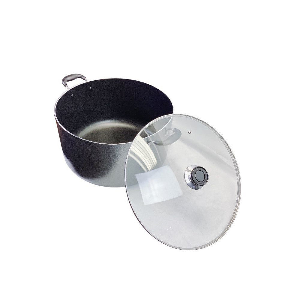 15-1/2'' 30QT Dutch Oven Stockpot Non-Stick Pot With Lid Boiling Pot Cookware
