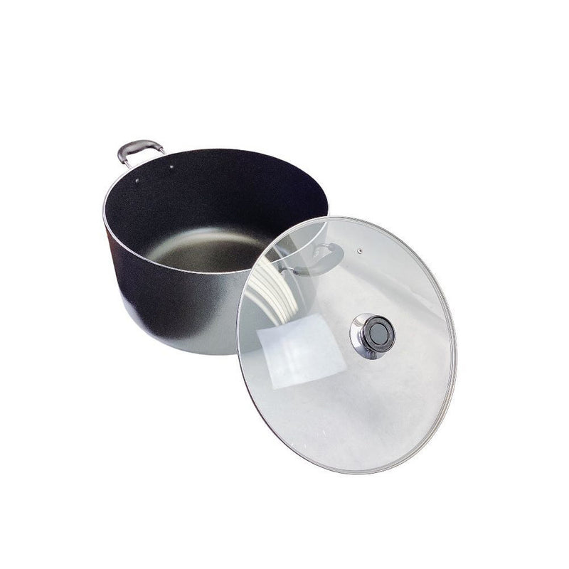 15-1/2'' 30QT Dutch Oven Stockpot Non-Stick Pot With Lid Boiling Pot Cookware
