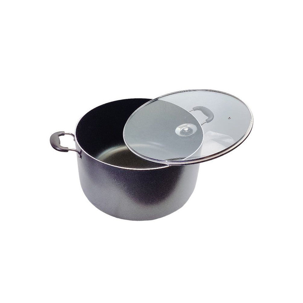 15-1/2'' 30QT Dutch Oven Stockpot Non-Stick Pot With Lid Boiling Pot Cookware