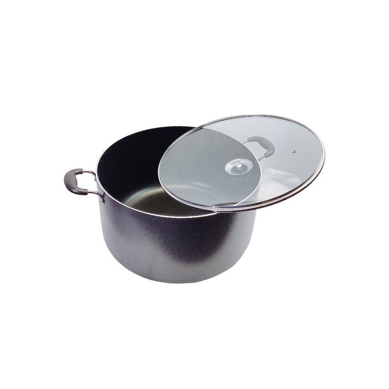 15-1/2'' 30QT Dutch Oven Stockpot Non-Stick Pot With Lid Boiling Pot Cookware