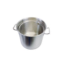 32QT Stainless Steel Stockpot With Steamer Basket Cookware Boiling Pot Kitchen