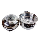 12.5"(32cm) Stainless Steel Steam Pot 2 Tier Multi-Layer Stack Steam Pot Boiler