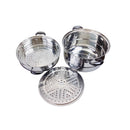 12.5"(32cm) Stainless Steel Steam Pot 2 Tier Multi-Layer Stack Steam Pot Boiler