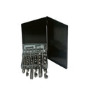 18 Pc HSS UNF Tap Drill Set High Speed Steel Drilling Bit Plug Chamfer Tap Drill