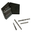 18 Pc HSS UNF Tap Drill Set High Speed Steel Drilling Bit Plug Chamfer Tap Drill