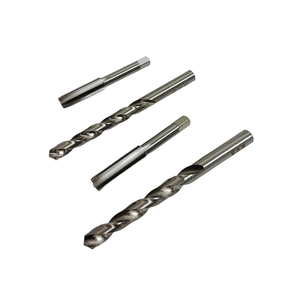 18 Pc HSS UNF Tap Drill Set High Speed Steel Drilling Bit Plug Chamfer Tap Drill