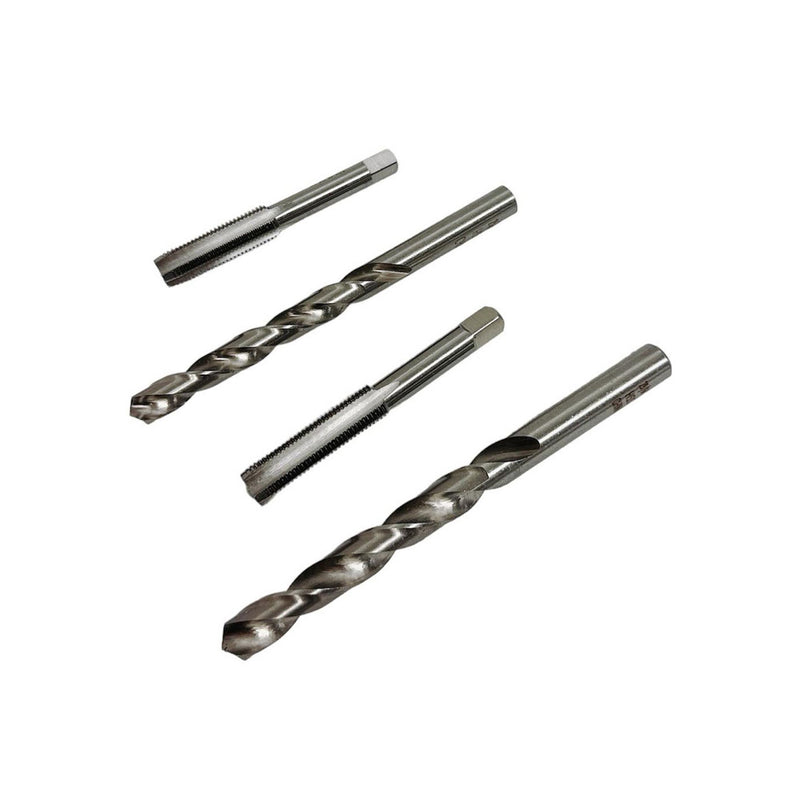 18 Pc HSS UNF Tap Drill Set High Speed Steel Drilling Bit Plug Chamfer Tap Drill