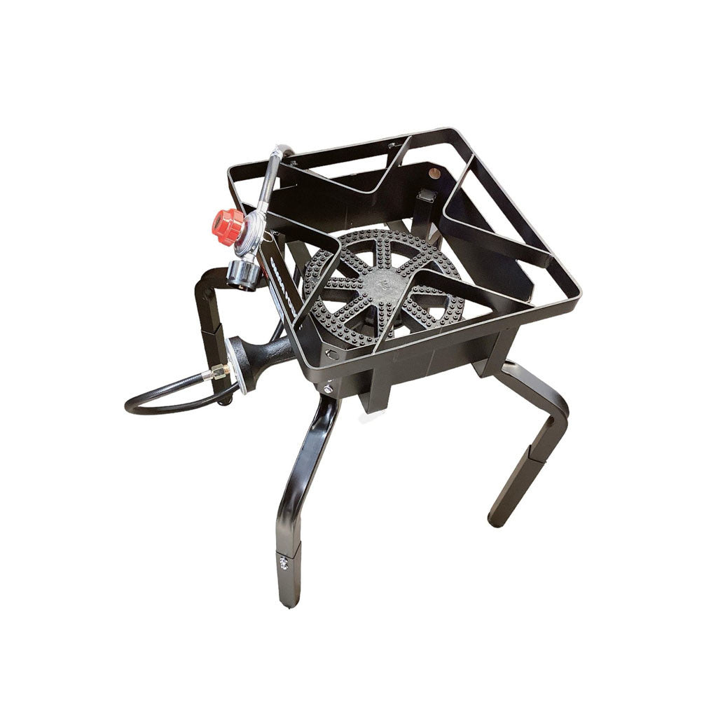 Adjustable 19-28'' Portable Propane Gas Stove Burner Cooker Gas Regulator 15x15