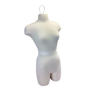 MEDIUM Female Torso Form with Half Legs Female Mannequin Torso Dress Form