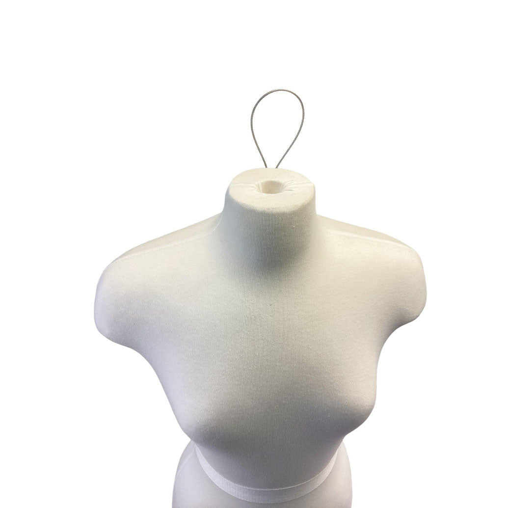 MEDIUM Female Torso Form with Half Legs Female Mannequin Torso Dress Form