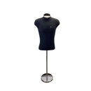 Black Shirt Form & Neckblock Mannequin Adjustable Height Stand 38-3/4" Bust