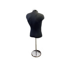 Black Shirt Form & Neckblock Mannequin Adjustable Height Stand 38-3/4" Bust