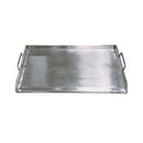 35" Stainless Steel Flat Top Griddle Plancha Double Burner W/ Reinforce Plate