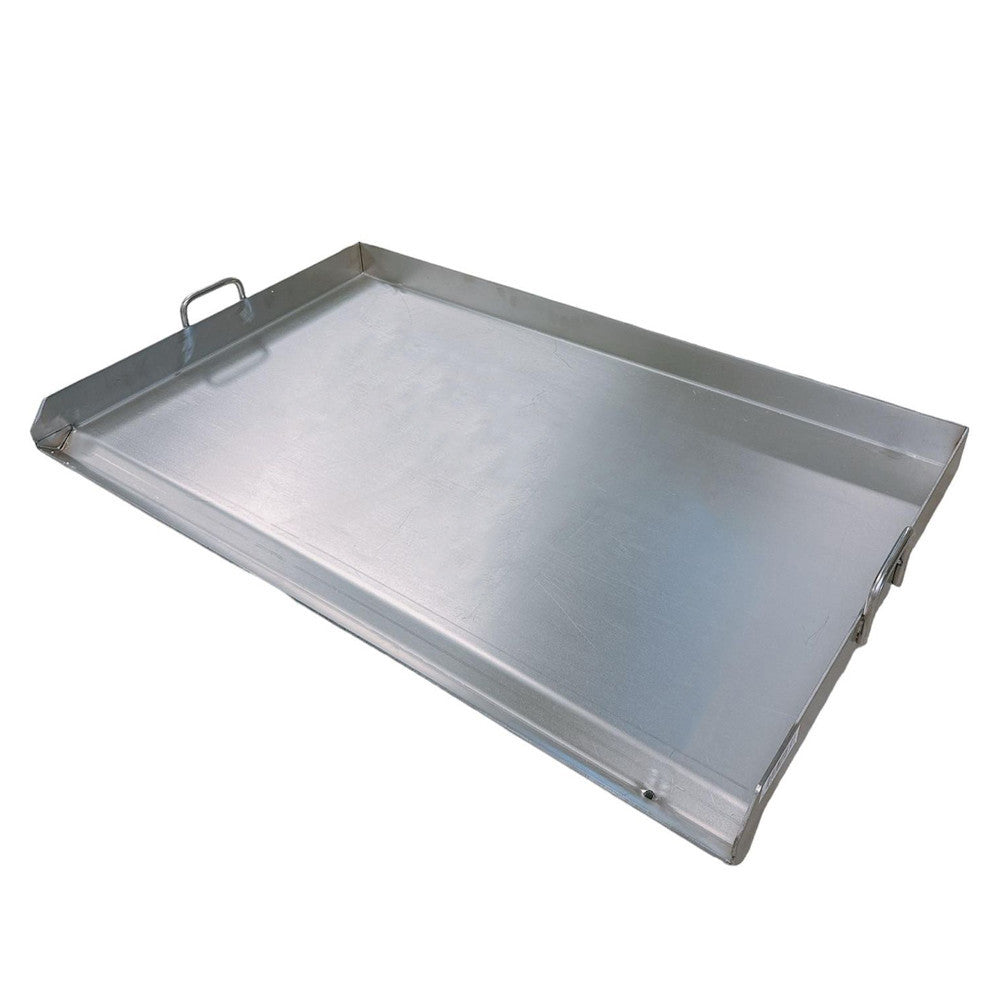 Heavy Duty 35-1/2'' Stainless Steel Flat Top Griddle Grill Plancha Double Burner