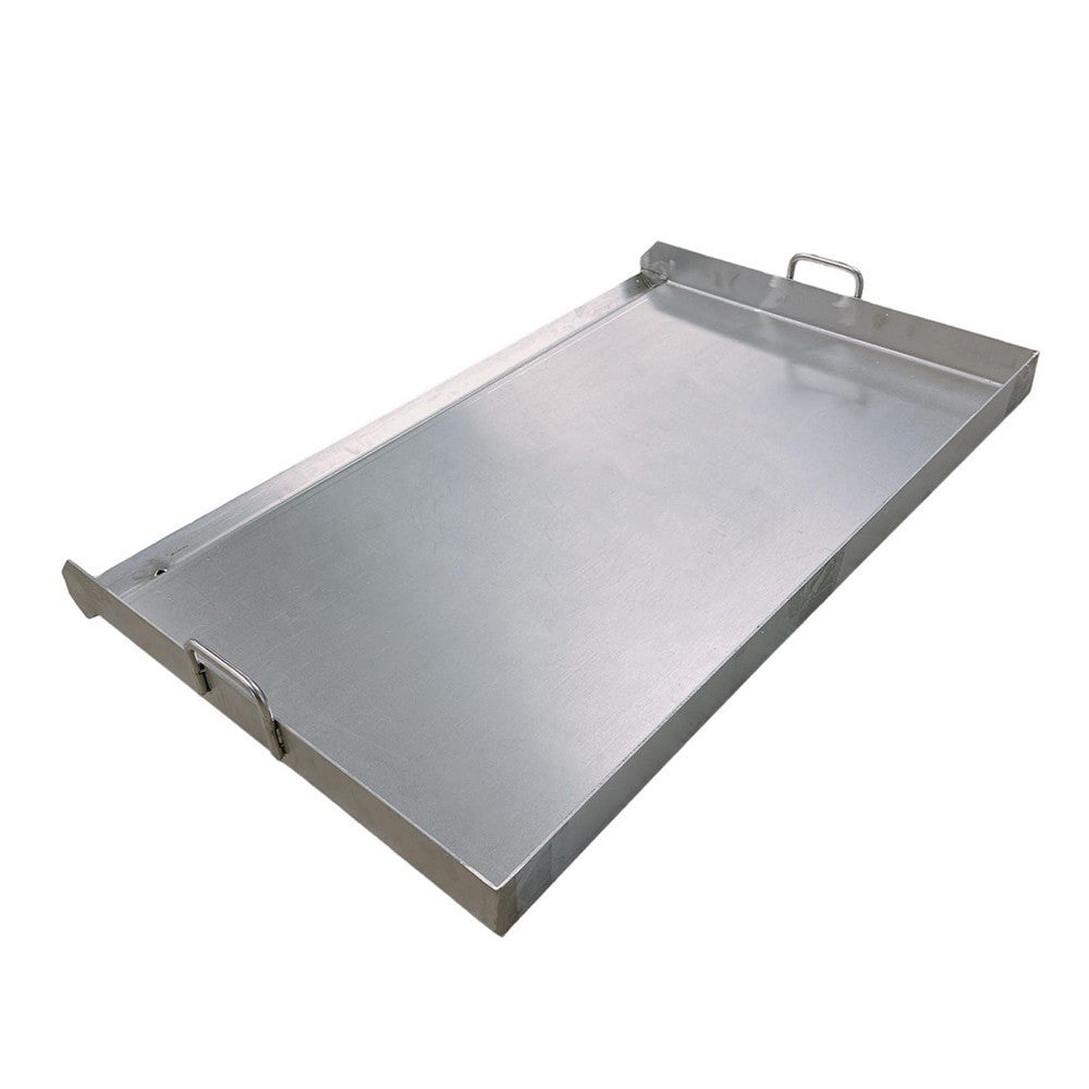 Heavy Duty 35-1/2'' Stainless Steel Flat Top Griddle Grill Plancha Double Burner
