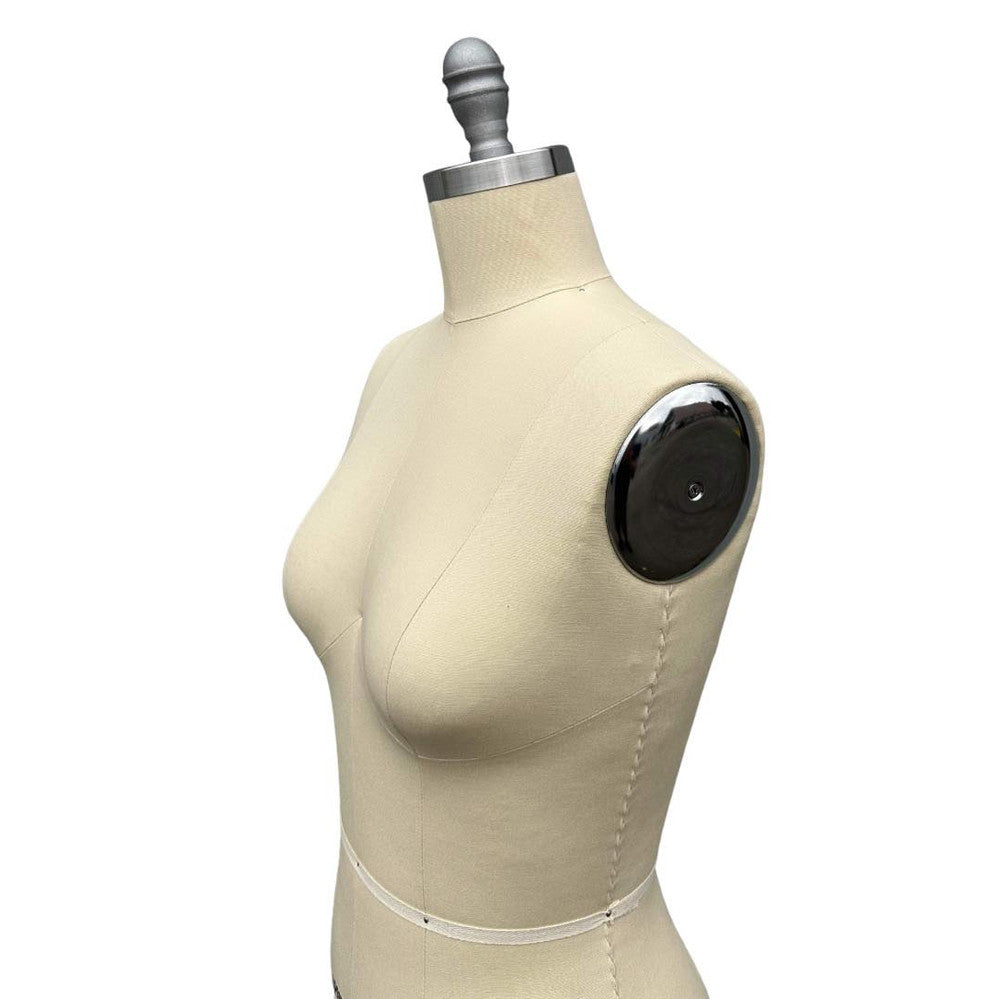 professional dress form Sz 6 Half Body Female Professional Dress Form W/ Collapsible Shoulders