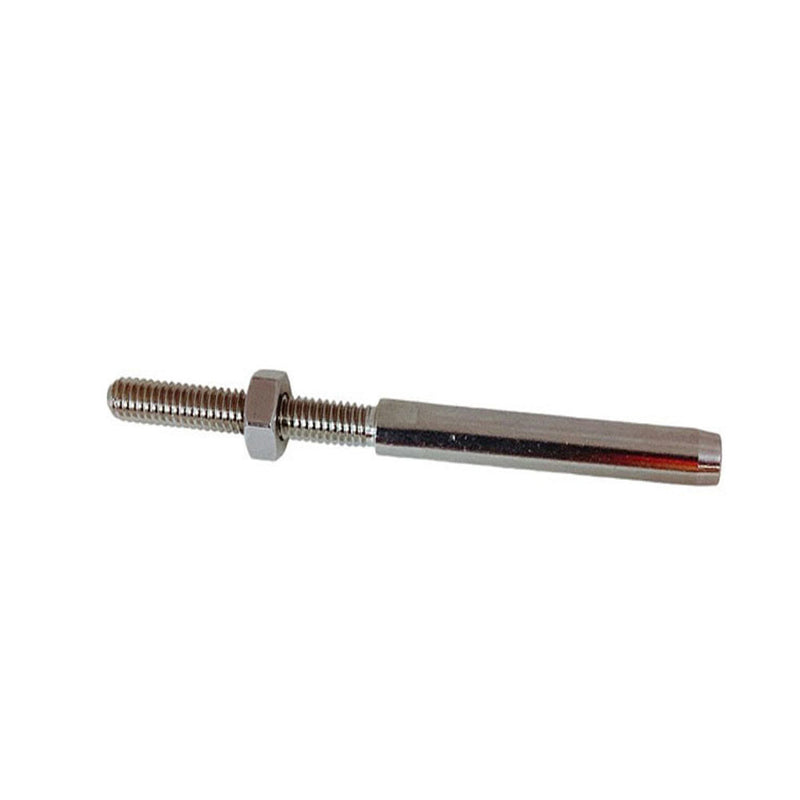 Marine Boat T316 Stainless Steel Hand Swage Stud Swage Terminal Cable Rail