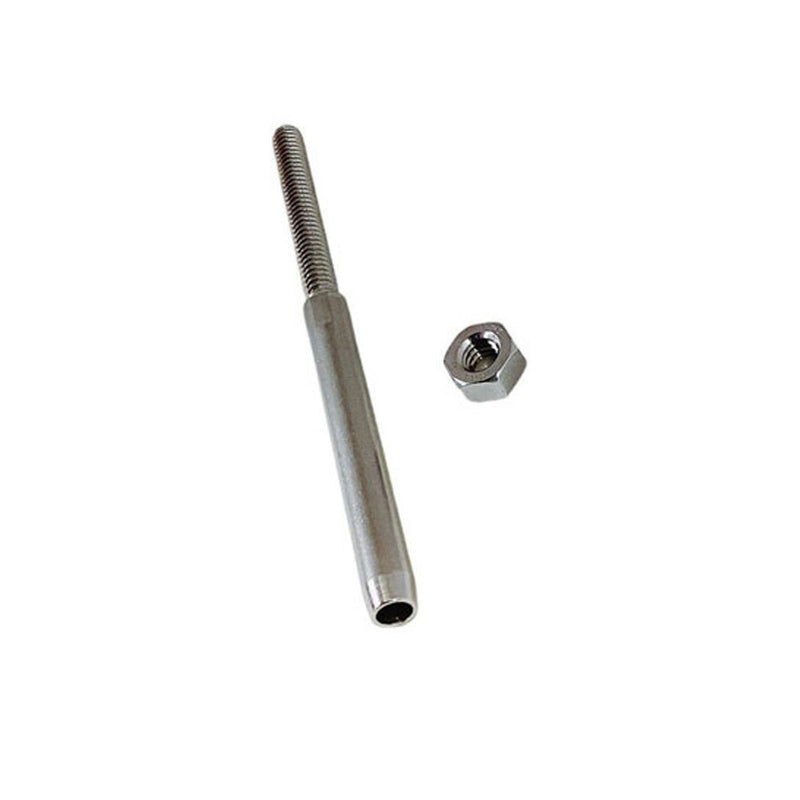 Marine Boat T316 Stainless Steel Hand Swage Stud Swage Terminal Cable Rail