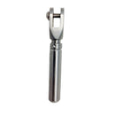 4 Pc Set Marine T316 Stainless Steel Cable Streamline Adjustable Jaw, Cable Rail Terminal Fitting for Deck, Dock, and Railing