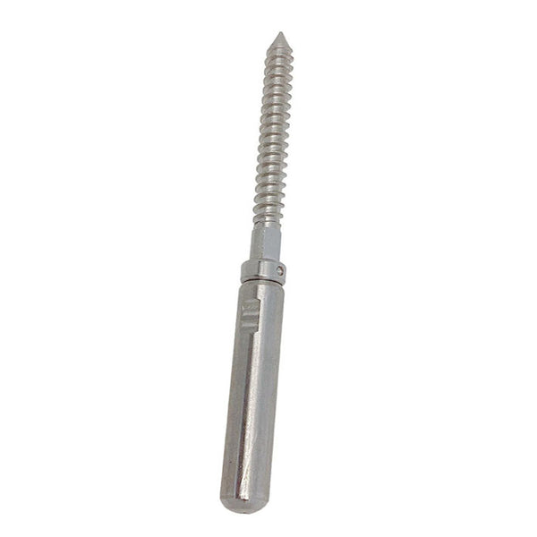 Marine Boat T316 Stainless Steel 1/8" Cable Lag Swage Stud Cable Railing Rail