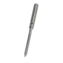 Marine Boat T316 Stainless Steel 3/16" Cable Lag Swage Stud Cable Railing Rail