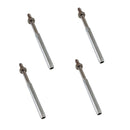 4 Pcs Marine T316 Stainless Steel 1/8" Hand Swage Stud Swage Terminal Cable Rail
