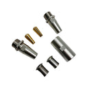 4 Pc Set Marine T316 Stainless Steel Swageless Jointer, Cable Railing Wire Rope Connector for Deck, Dock, and Outdoor Rail Systems