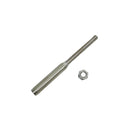 4 Pc Set Marine T316 Stainless Steel Lifeline Threaded Stud RH, Cable Rail Wire Rope Terminal Fitting for Deck and Rigging