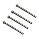 4 Pcs Marine T316 Stainless Steel 1/8" Adjustable Swage Stud Cable Railing Wire