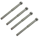 4 Pcs Marine Boat Stainless Steel 3/16" Adjustable Swage Stud Cable Railing Wire