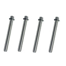4 Pcs Marine T316 Stainless Steel 1/4" Adjustable Swage Stud Cable Railing Wire