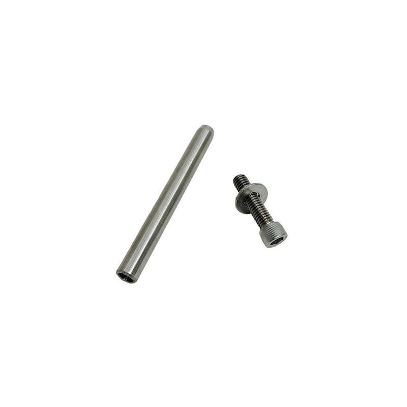 4 Pcs Marine T316 Stainless Steel 1/4" Adjustable Swage Stud Cable Railing Wire