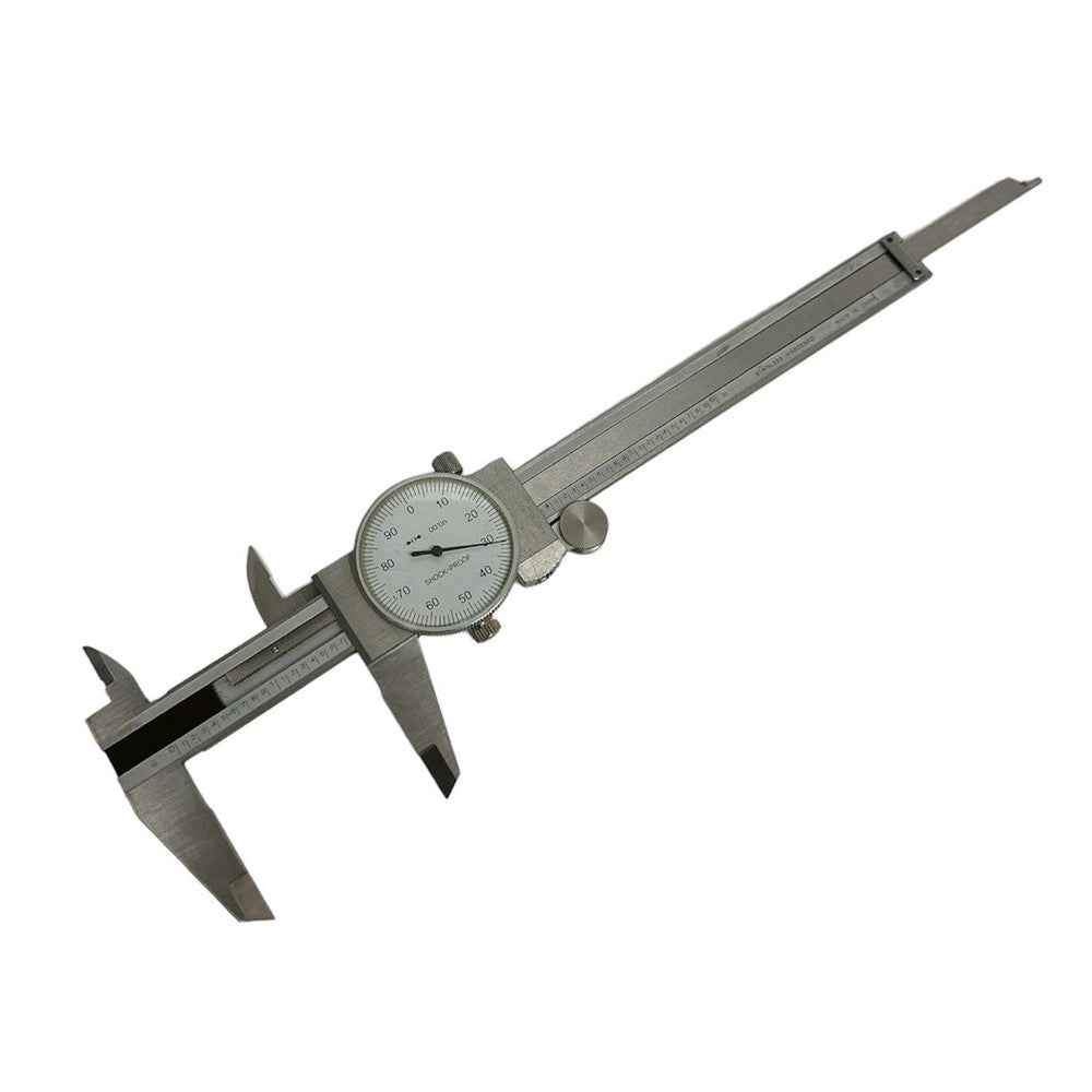 White Face 0-6" stainless Steel 4 Way Dial Caliper Shock Proof .001" Graduation