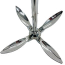 Marine Boat 316 Stainless Steel Folding Anchor 5Kg Folding Grapnel Fishing Yacht